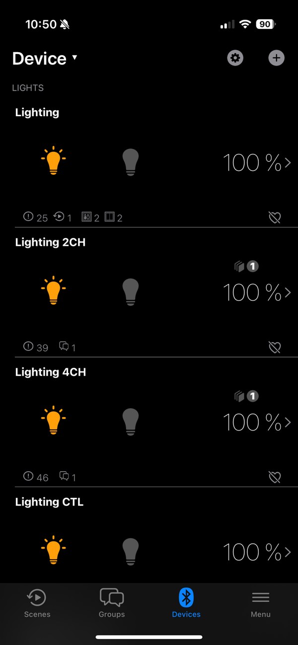 BANFi ONE App 裝置清單畫面